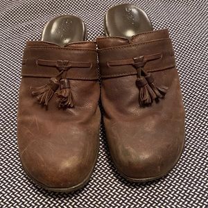 Dark Brown Elsbury boc mules